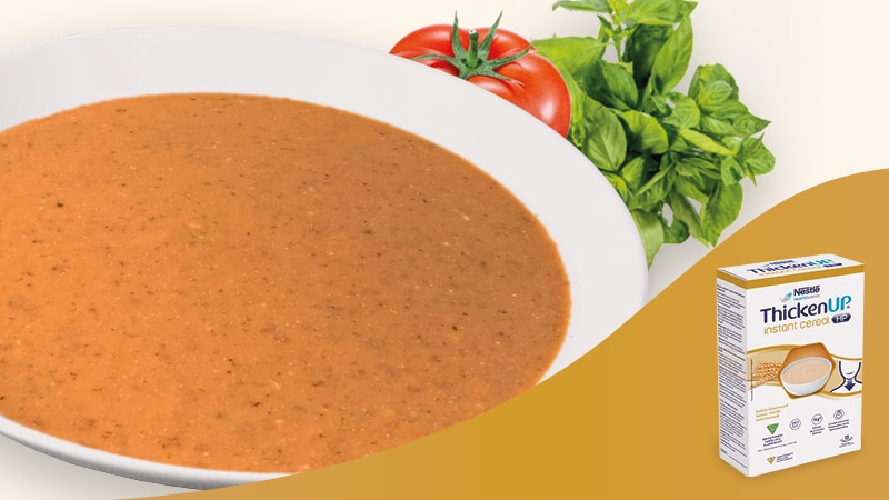 Mediterraanse puree met ThickenUP Instant cereal