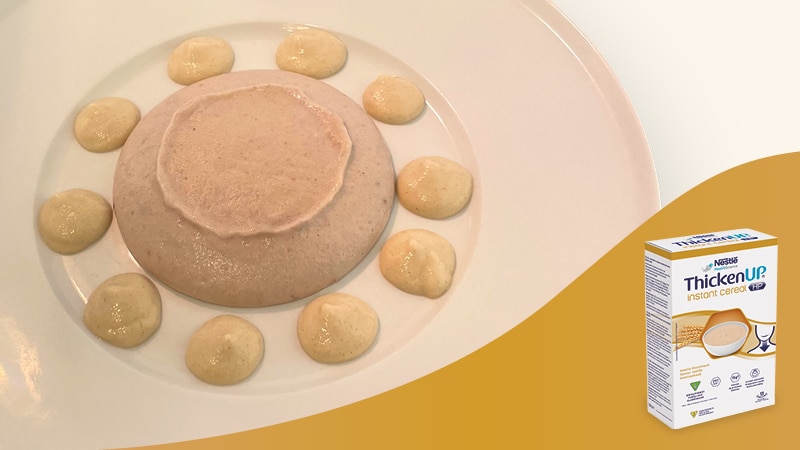 Vol-au-vent puree met ThickenUP Instant Cereal HP